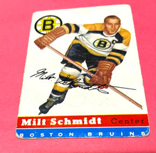 1954 - 55 Topps #60 Milt Schmidt HOF Boston Bruins