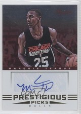 2012-13 Prestige Prestigious Picks Signatures Marquis Teague #73 Auto 0b5