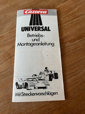 Carrera Universal Betriebs- und Montagenaleitung