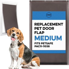 Dog Door Replacement Flaps - Compatible with Petsafe Freedom PAC11-11038 - Mediu