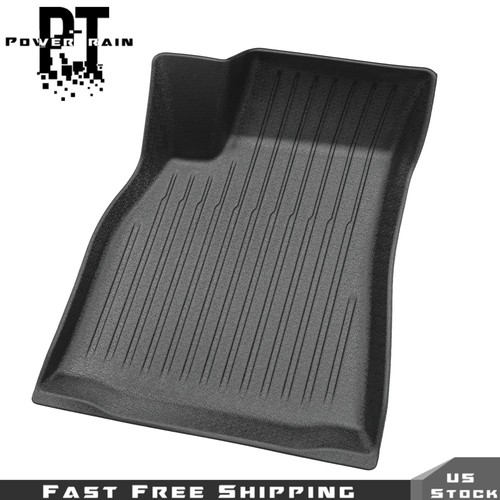 Pour Tesla Model S 2021 2022 23-2025 Tapis de Sol Tous Temps Doublures Set Complet Noir - Photo 13/24