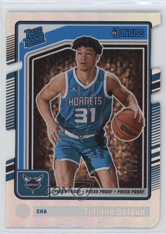 2024 Donruss Rated Press Proof Silver Die-Cut /75 Tidjane Salaun #229 Rookie RC