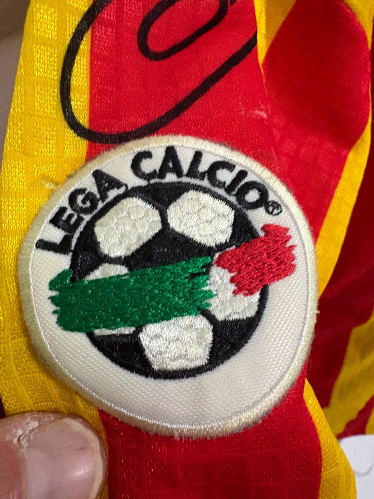 Jersey Lecce 2000 2001 Nr 3 Colonnello match worn shirt Lecce t-shirt vintage thumbnail 6