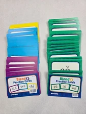 Abeka Blend Practice Cards For Grade K-2 Homeschooling Phonics Set A & B