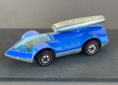 Vintage Hot Whells Warpath Enamel Blue Made In France