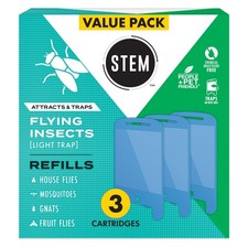 STEM Insect Light Trap Refill Cartridges, Indoor Fruit Fly Trap,