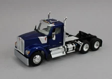 DCP 1:64 *VIPER BLUE* Kenworth W990 DAY CAB Semi Truck *NEW*