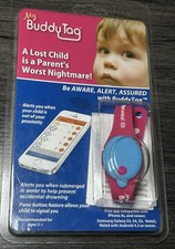 My BuddyTag Child Safety Wristband - Proximity Alerts, Panic Button Water Safety