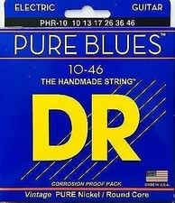 DR Strings PHR-10 Pure Blues Electric Guitar Strings (10-46)