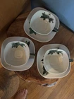 Redwing Pottery 3 Vintage Cups And Saucers Chrysanthemum Pattern. Super Cond.