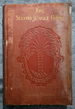 The Second Jungle Book Kipling 1895 Century Co Decorated HC Illustrated Antique