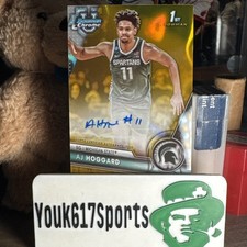 2023 Bowman U Chrome Prospect Gold Refractor/50 AJ Hoggard #BCPA-AJH Auto