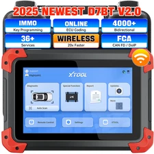 XTOOL D7BT OBD2 Bidirectional Diagnostic Scanner ECU Coding 3 Years Free Update
