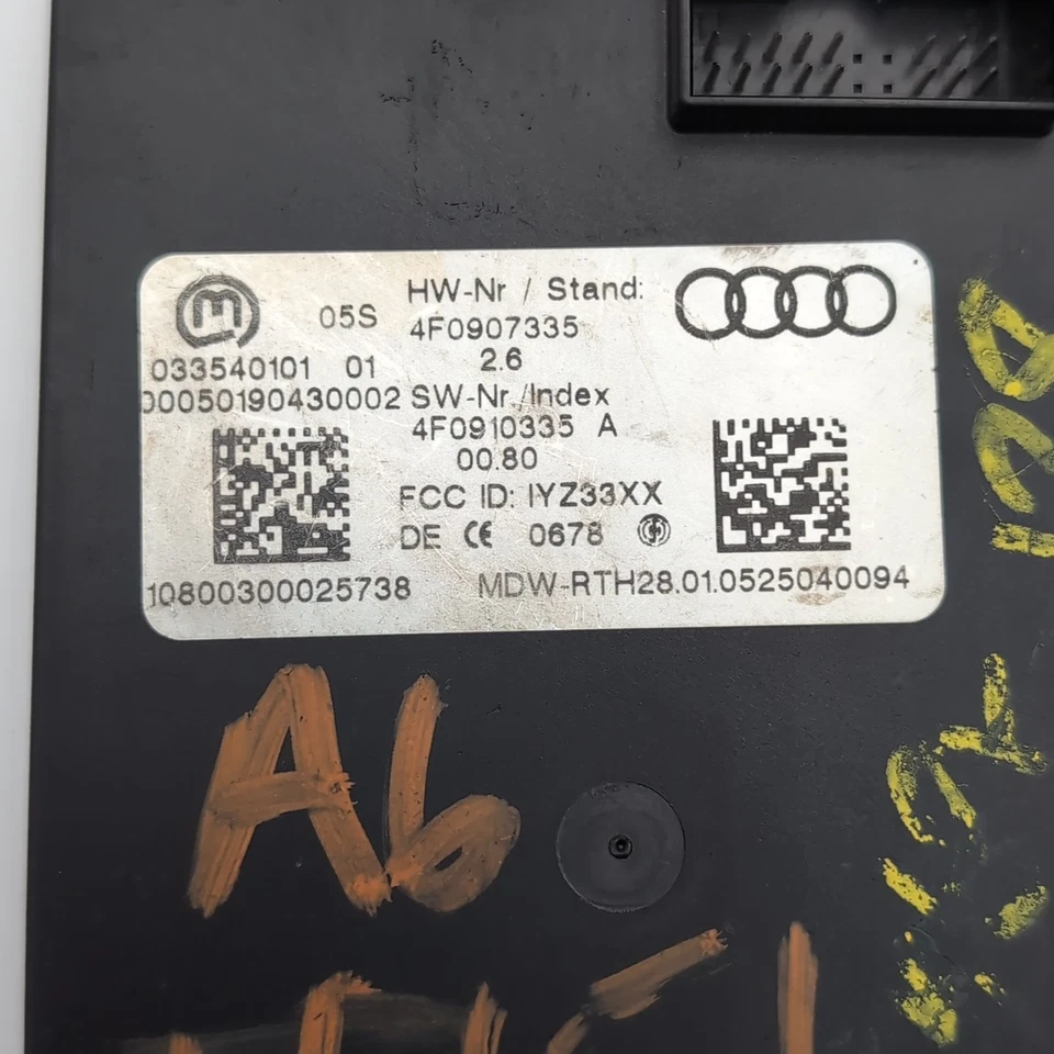 Оригинальный модуль управления бесключевым входом для Audi A6 Quattro 2005 2006 годов выпуска 4F0907335 - Изображение 4 из 4