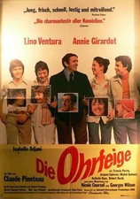 Die Ohrfeige - Lino Ventura - Isabelle Adjani Filmposter A1 84x60cm gefaltet (2)