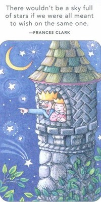 SKY FULL OF STARS King Queen-Handcrafted Fridge Magnet-w/Mary Engelbreit art