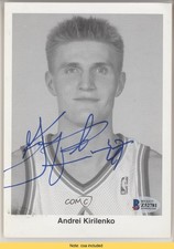 BAS Authenticated Andrei Kirilenko Beckett Auth Sticker Auto 3c7