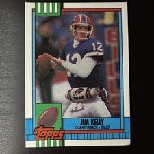1990 Topps Tiffany: #207 Jim Kelly 