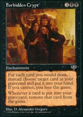 1x Forbidden Crypt Heavy Play MTG Magic - Kid Icarus -