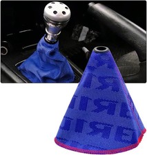 Fabric Shift Boot Cover with Stitching for Manual or Automatic Gea Color: Blue
