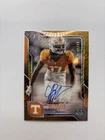 2025 Bowman Chrome University Football Gold Shimmer Refractor Chris Brazzell II #BCA-CB