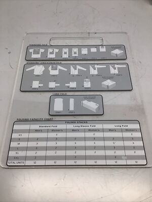 Retail Store Supplies NIKE Clothing Folding Board