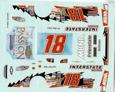 Winscals #18 Interstate The Passion of the Christ 2004 Bobby Labonte 1/24 decal