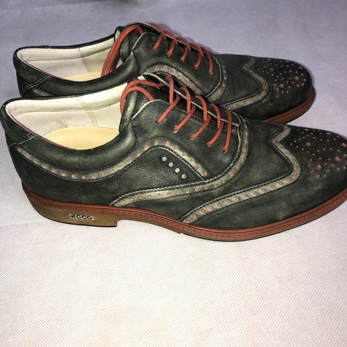 ECCO TOUR HYBRID HYDROMAX Wingtip Hunter grün Wildleder Golf 41 Herren 8 - Bild 2 von 9