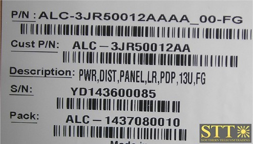3JR50012AA ALCATEL STROMVERTEILER LR, 13HE, FG NEU - Bild 4 von 5
