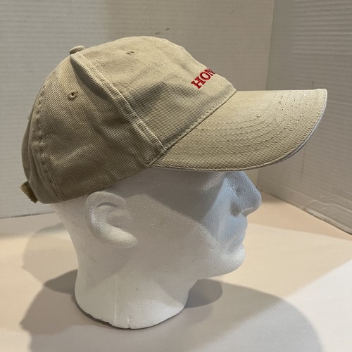 Honda Cap/Hat One Size Adult Adjustable Snapback Ivory pre-Owned Embroidered - Picture 3 of 7