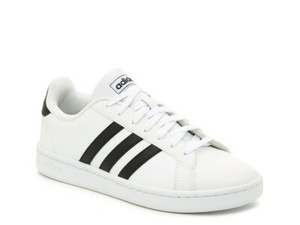 Adidas Grand Court White 3-Stripe Black Shoes Men's Size 13 NIB (F36392) 😎  | eBay