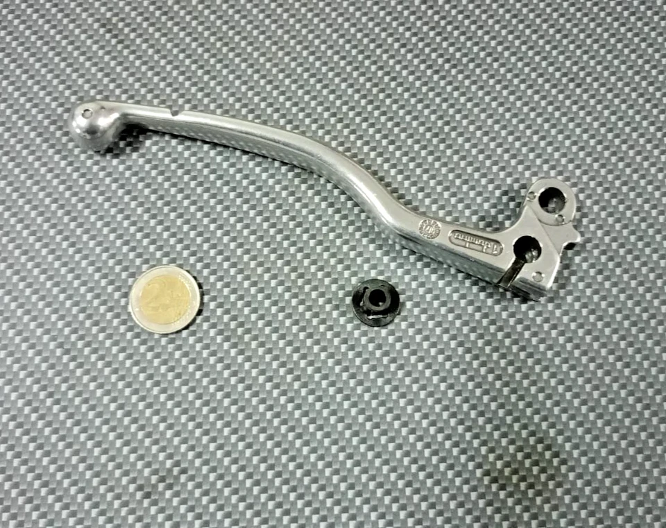 Aprilia RS 50  Leva frizione nuda  alluminio argento. NUOVA ORIGINALE AP 8218462 - Immagine 2 di 2