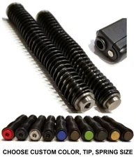 Stainless Steel Guide Rod For Glock 19 23 32 38 Gen 1 2 3 Plain Tip or Hex Tip