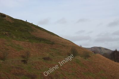 Foto 6x4 An den Hängen des britischen Camps Little Malvern Der Weg Schlangen ar c2011