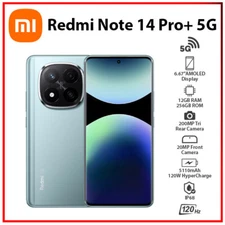 (New) Redmi Note 14 Pro+ Plus 5G 12GB+256GB BLUE Dual SIM Android Cell Phone