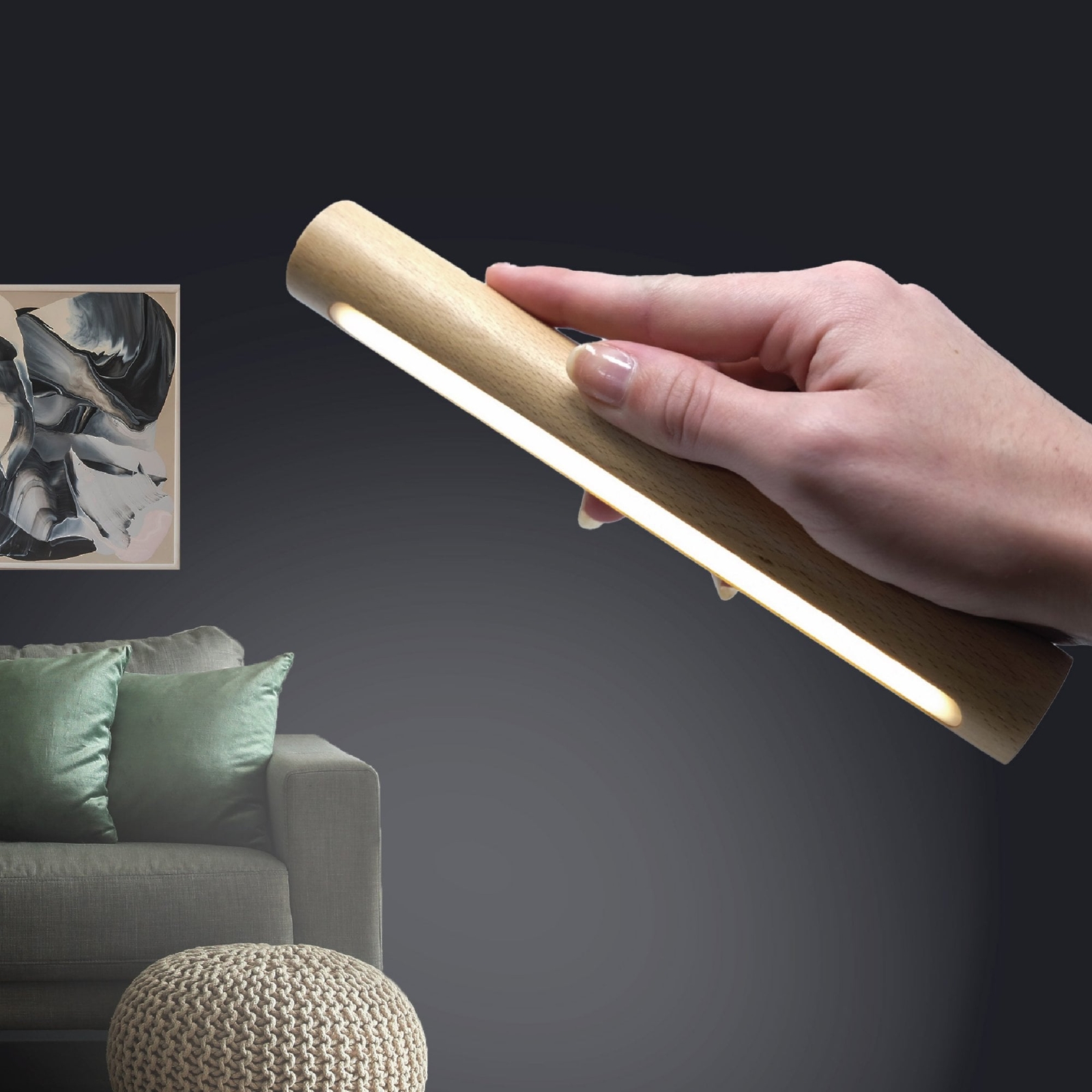 Luz LED Magnética Rotativa MagLight