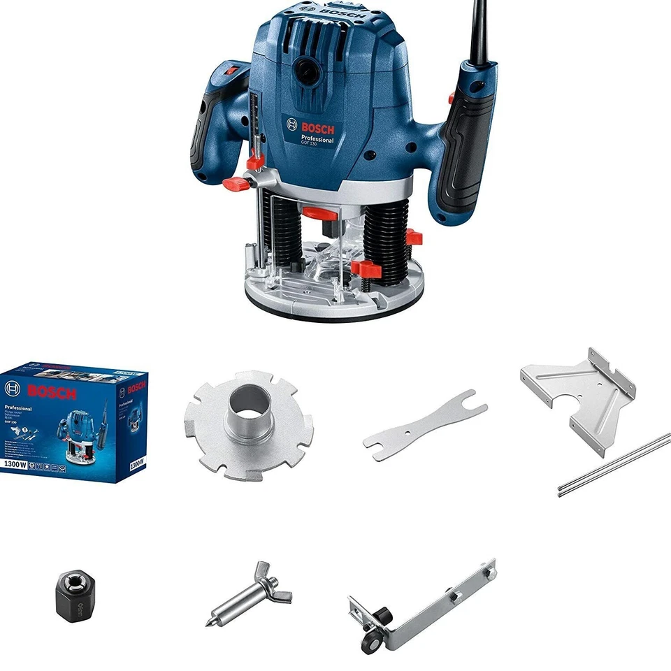 Bosch 55mm 1300 W Wood Working Router GOF 130 220 V Express Delivery - Image 2 of 4