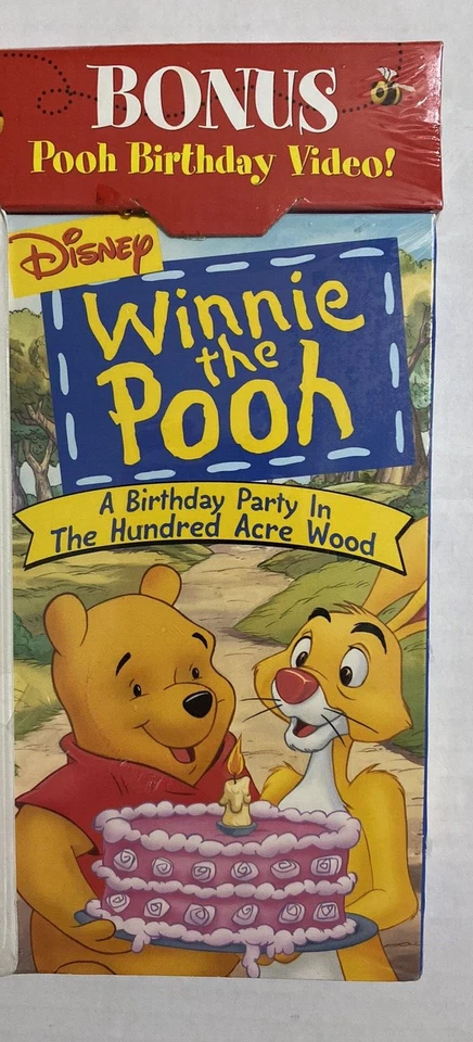 NEW/SEALED The Book of Pooh and Bonus Pooh Birthday Video VHS - Image 4 of 4