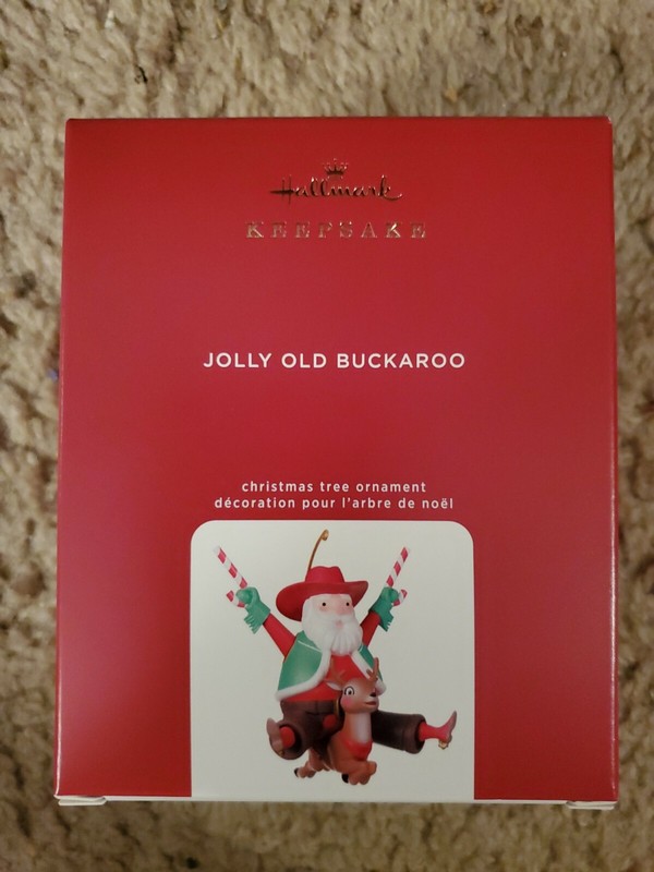 2020 Hallmark Ornament - JOLLY OLD BUCKAROO - New In Box
