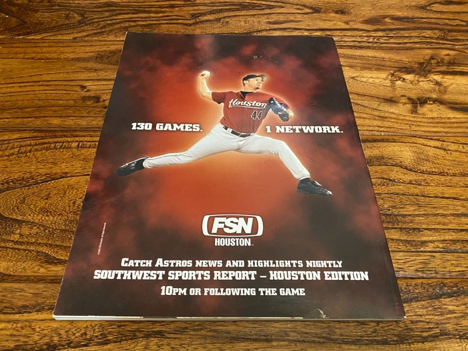 July 2006 Houston Astros Program Magazine Roger Clemens Re-Entry of the Rocket - Image 3 of 3