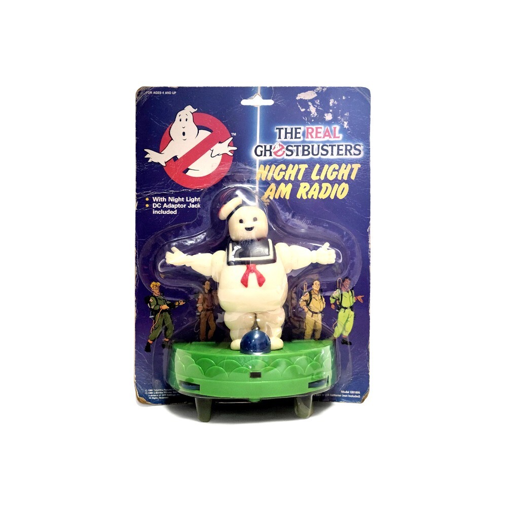 SF・ファンタジー・ホラー THE REAL GHOSTBUSTERS NIGHT LIGHT RADIO 1988 The Real Ghostbusters STAY PUFT MARSHMALLOW MAN Night
