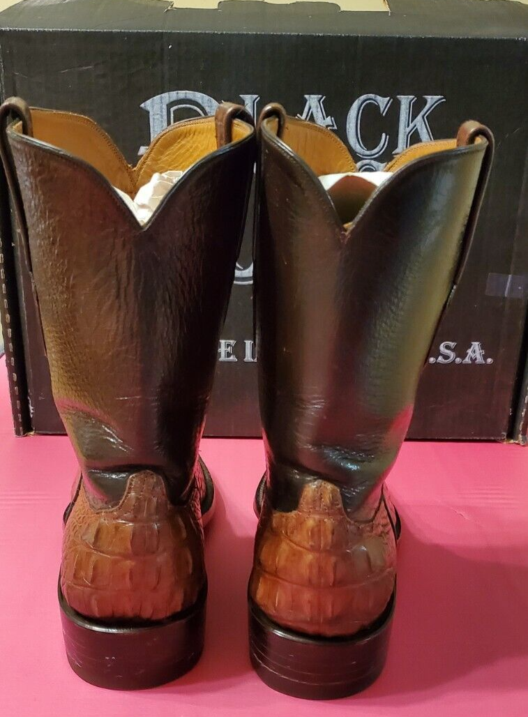 Black Jack Alligator Hornback Roper Boots eBay