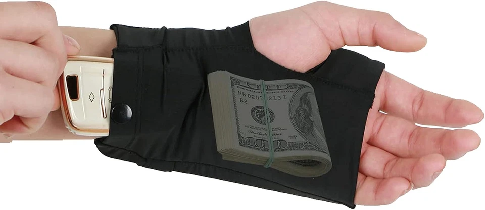 Armband für Handy zum Laufen Handyhalter Freisprech Handgelenk Geldbörse, Handgelenk - Bild 2 von 4