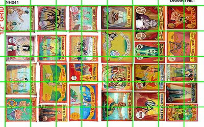 NH041 DAVE'S DECALS 1/2 Set N SCALE ASSORTED CIRCUS FREAKSHOW SIDE SHOW BANNERS
