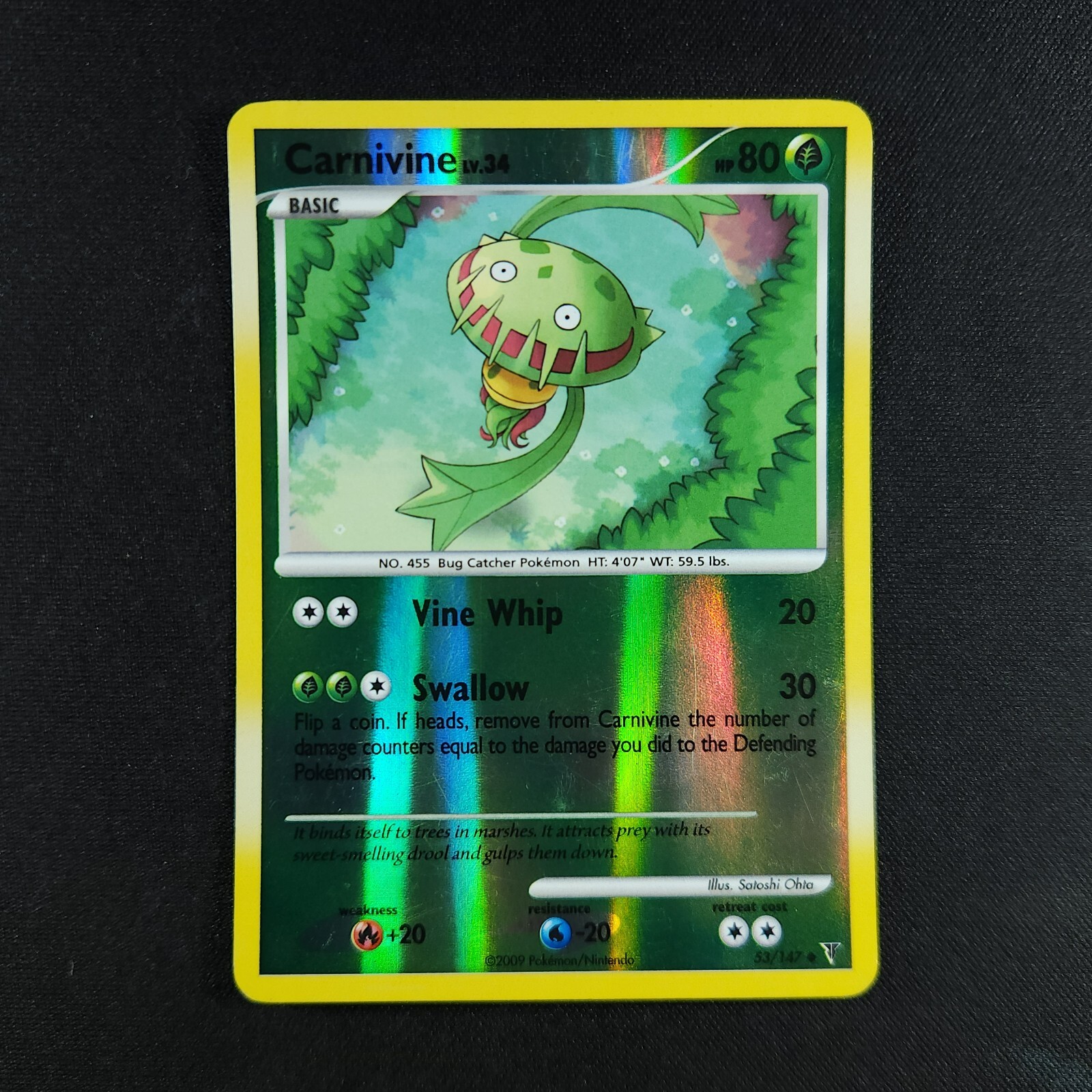 Carnivine 53/147 Holo - Supreme Victors - Pokemon Card