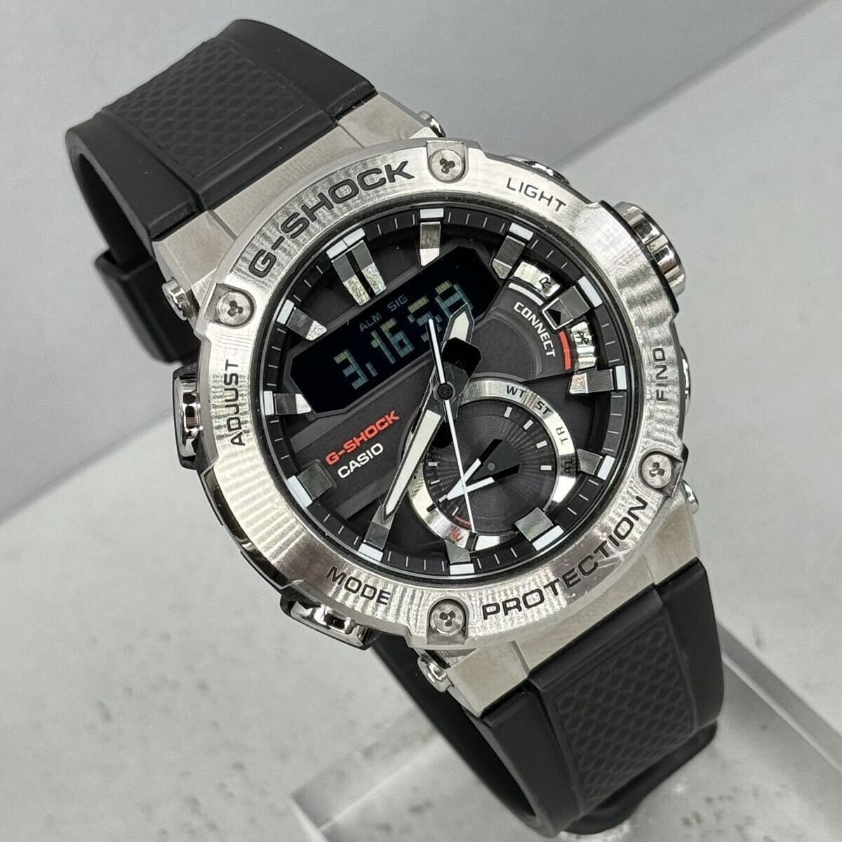 時計 GST-B200G-2AJF(G-SHOCK G-STEEL) GSTB200G-2A | G-SHOCK G-STEEL Black | CASIO