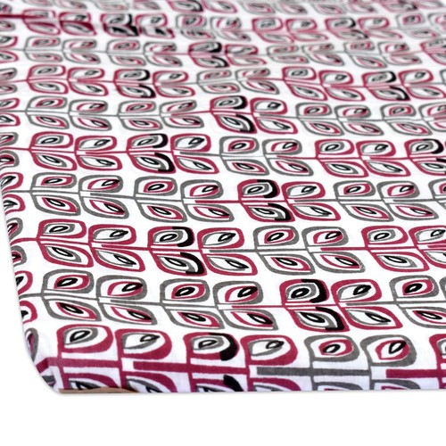 Indian Sanganer leaf Hand Block Print Cotton Fabric Natural Color Running 10yard - Picture 5 of 5