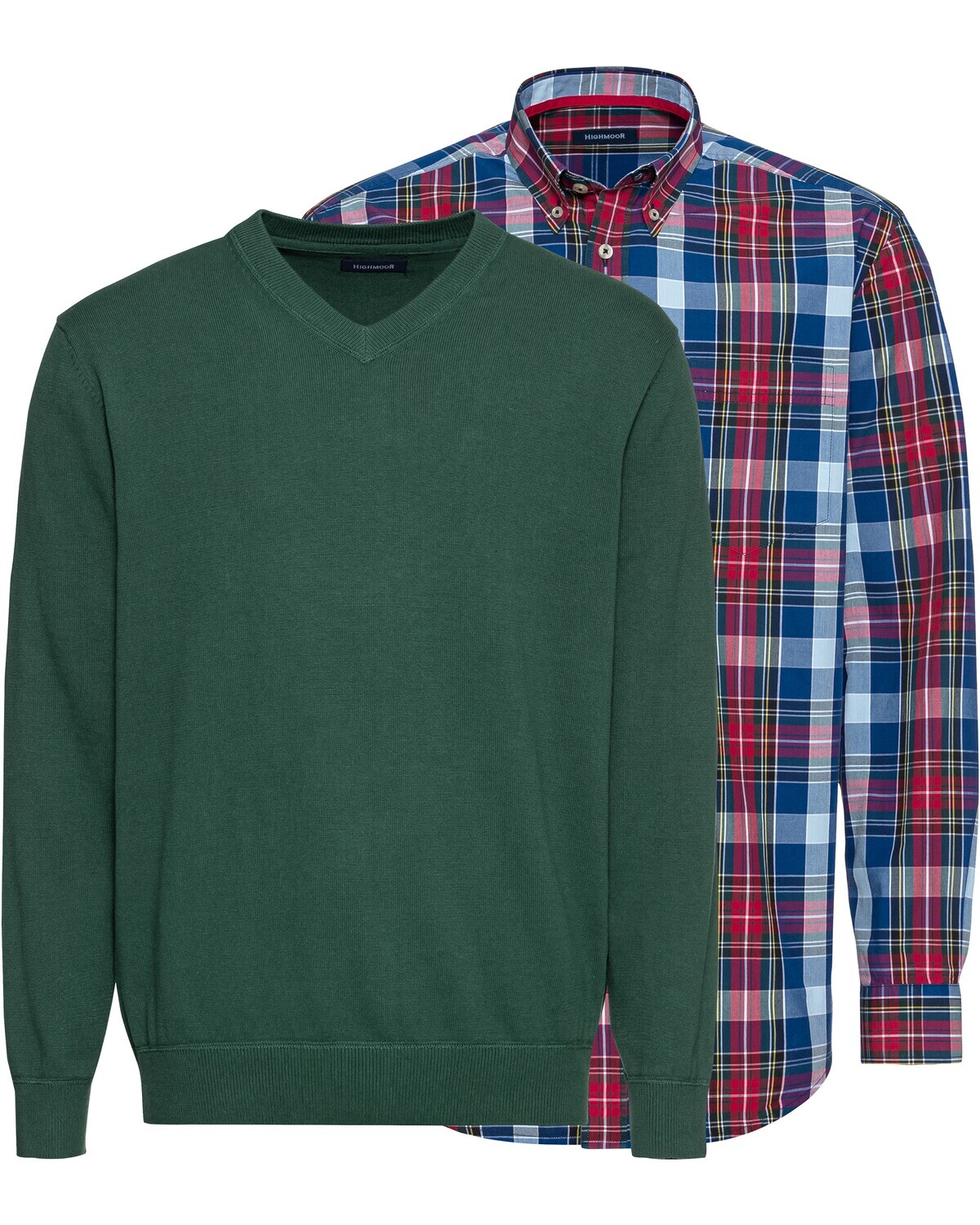 Комплект для Хаймуров Пуловер с V-образным вырезом и кружевные комплекты Karohemd ohne Kapuze Herren NEU 15390₽