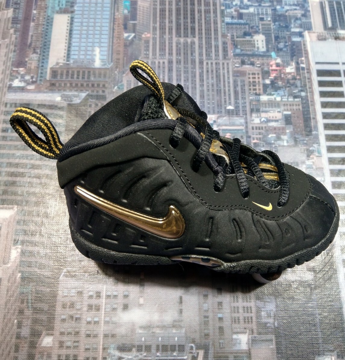 infant gold foamposites