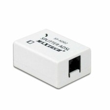 Filtro adsl splitter telefonico RJ11 3 ingressi femmina sdoppiatore per linea 